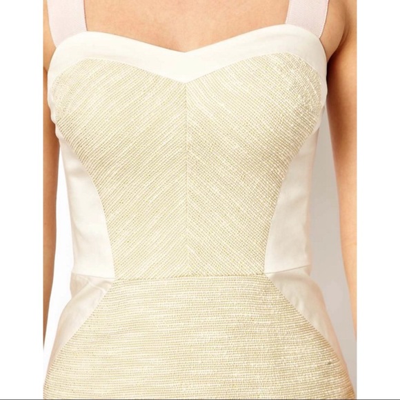 Ted Baker | body con dress boucle pale RELISTED - Picture 14 of 16